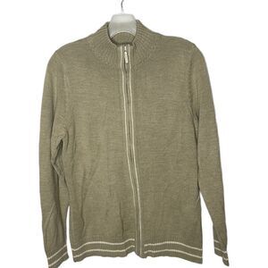 Woolrich full Zip Wool Blend Sweater. Size Medium.